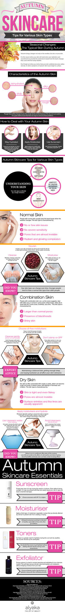 Autumn Skincare Tips For Various Skin Types