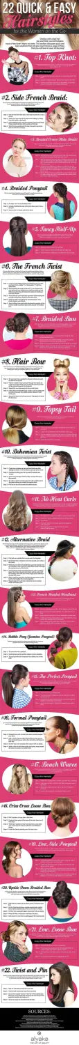 22 Easy Hairstyles For Busy Women