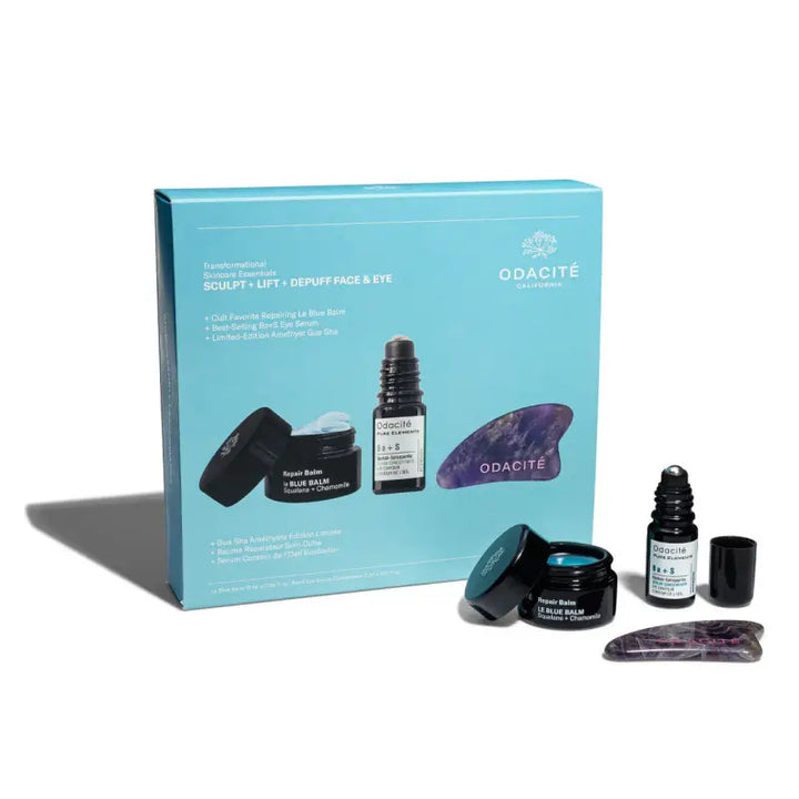 Odacite Scupt + Lift +Depuff Face & Eye Gift Set