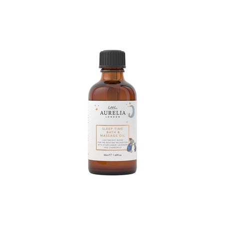 Little Aurelia’s snoozy, BioOrganic Sleep Time Bath & Massage Oil 