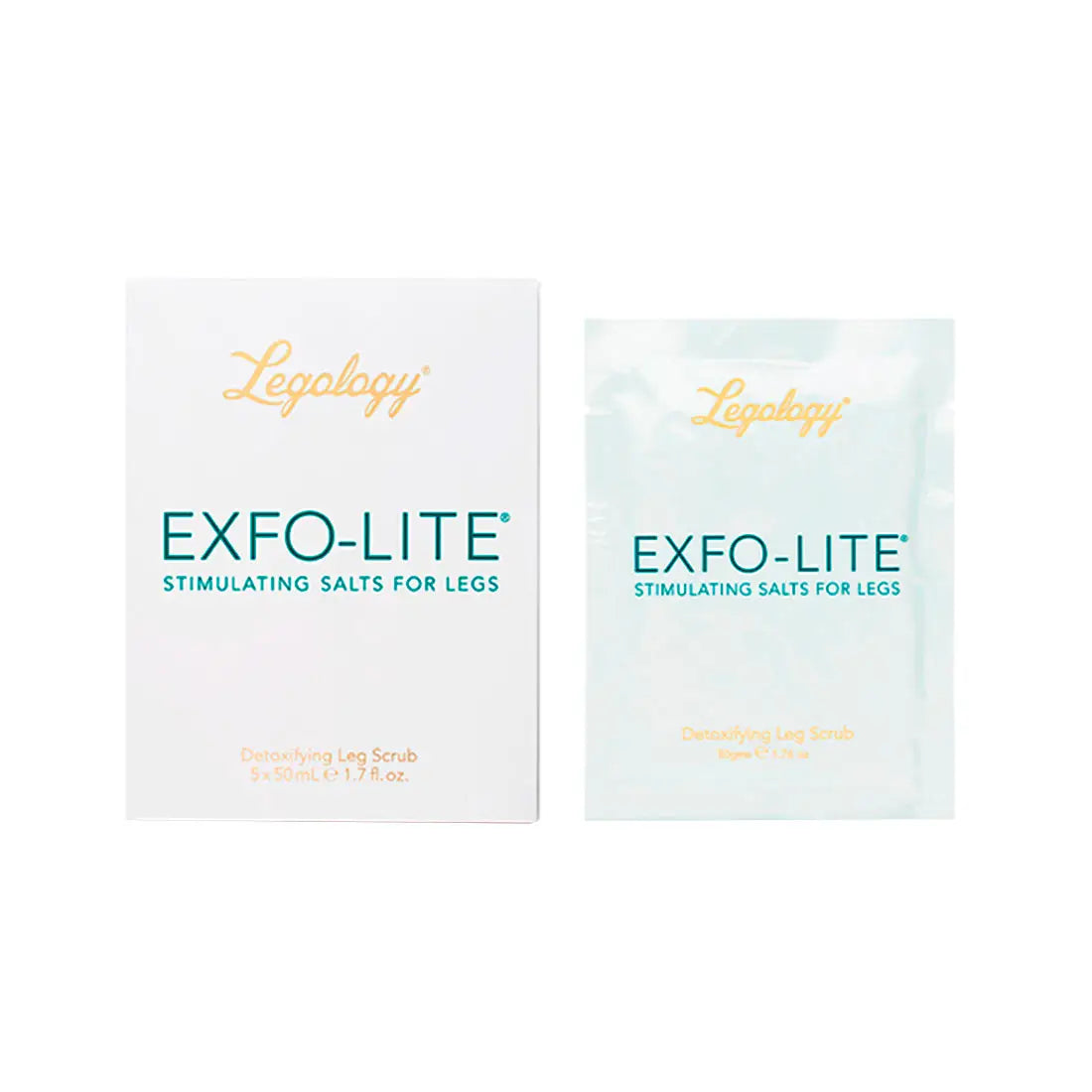 Legology Exfo-Lite Stimulating Salts For Legs 5x50g - Free 