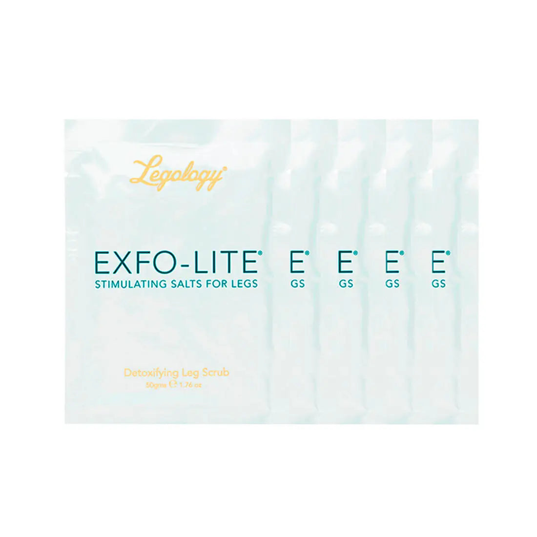 Legology Exfo-Lite Stimulating Salts For Legs 5x50g - Free 